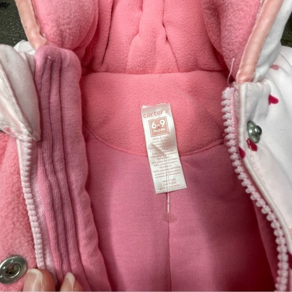 NWT Carters Snowsuit Baby Girl size 6-9 months - Picture 5 of 8